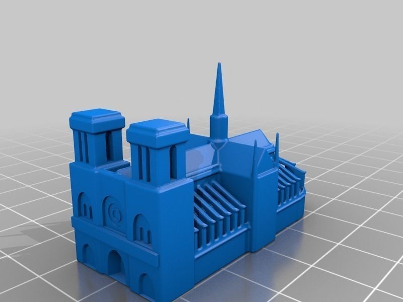 Famous Paris Buildings Free 3D print model_6