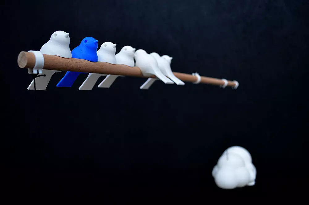Joseph Birds Mobile by Samuel N Bernier Free 3D print model_0