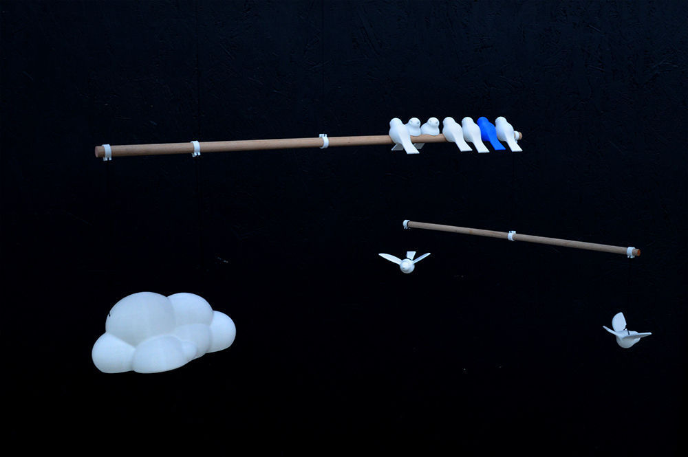 Joseph Birds Mobile by Samuel N Bernier Free 3D print model_2