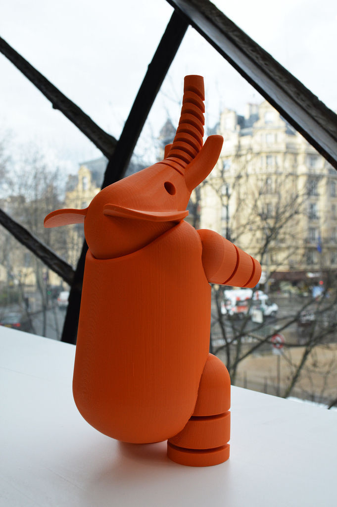 Elephant toy Free 3D print model_3