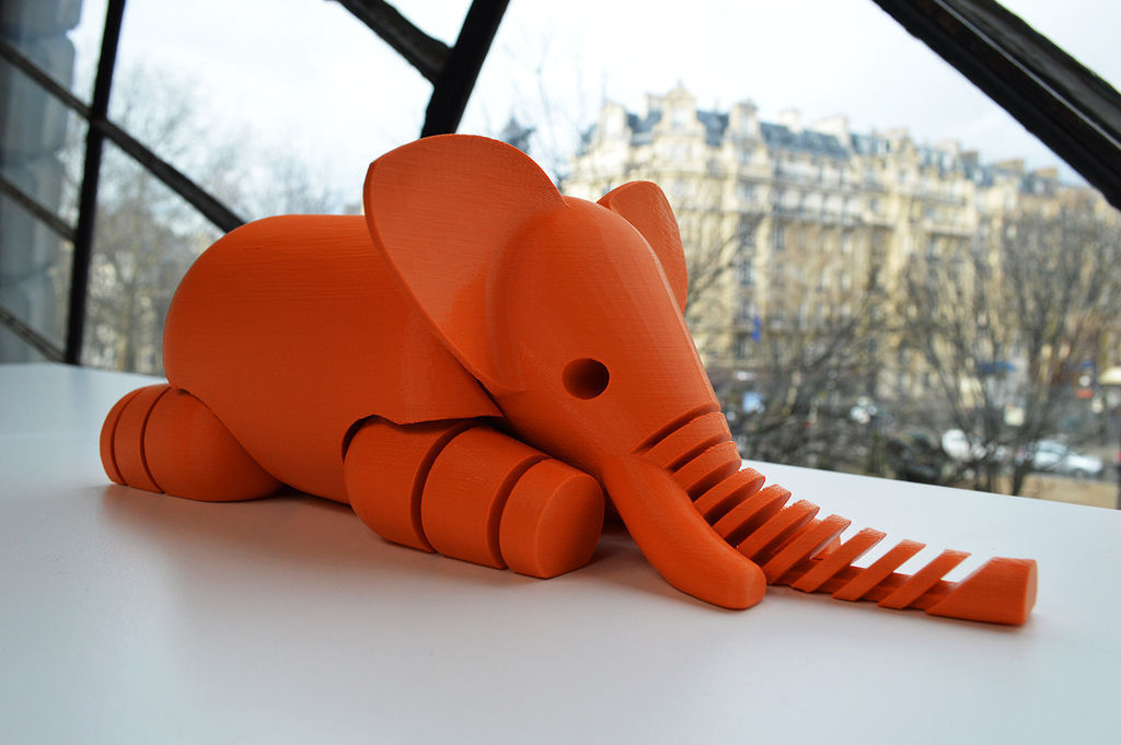 Elephant toy Free 3D print model_2