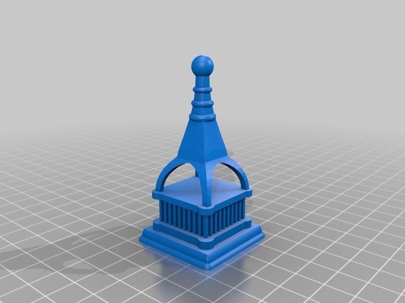 615 mm Eiffel Tower Free 3D print model_2