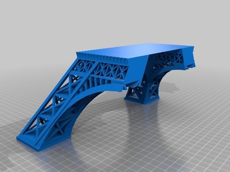 615 mm Eiffel Tower Free 3D print model_5