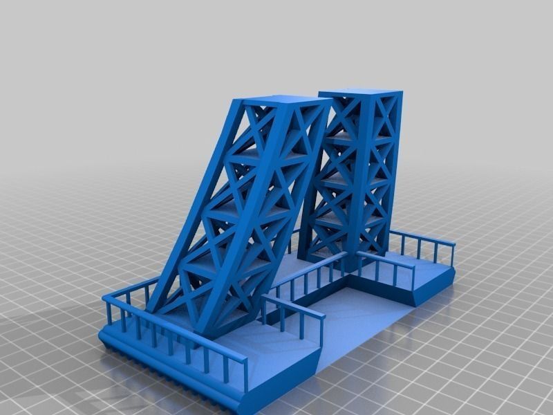 615 mm Eiffel Tower Free 3D print model_4
