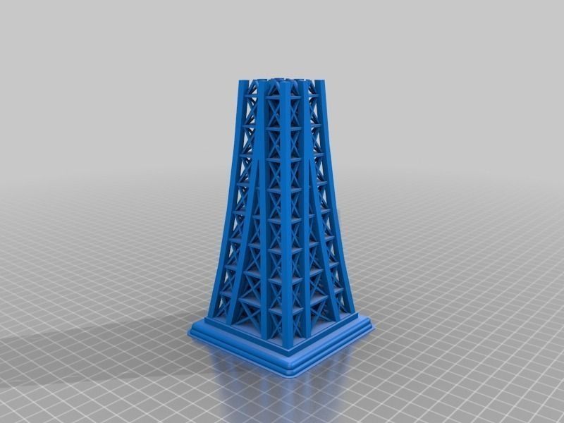615 mm Eiffel Tower Free 3D print model_3