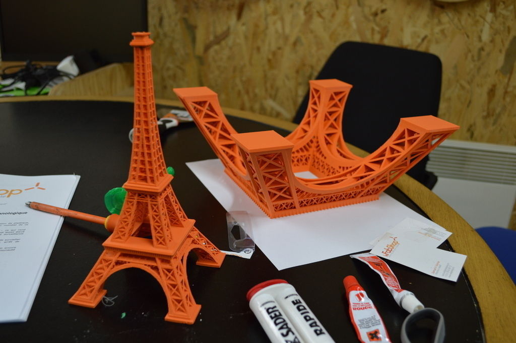 615 mm Eiffel Tower Free 3D print model_9