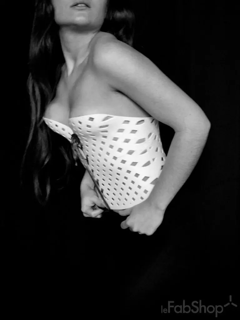 MUSE 3D printed corset from a 3D Scan by Samuel N Bernier Free 3D print model