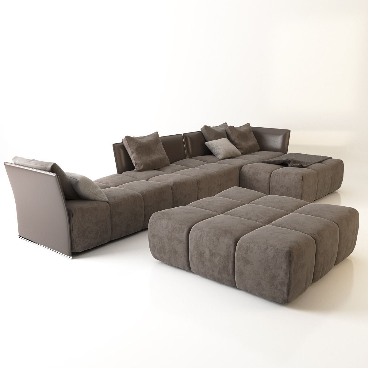 sofa Saba Pixel 3D model_2