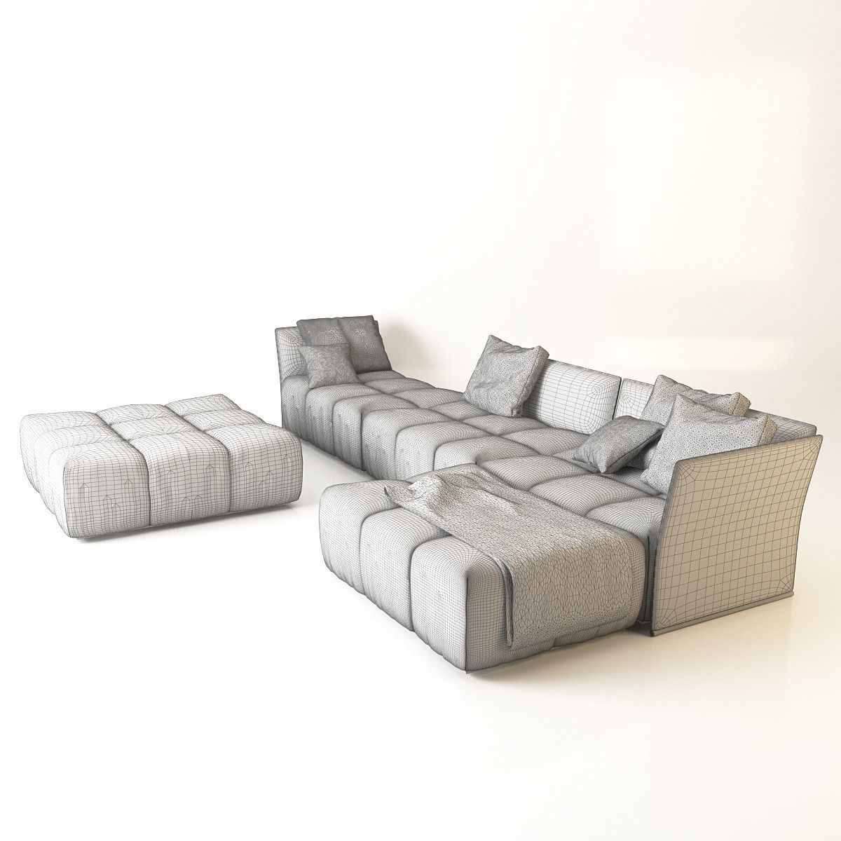 sofa Saba Pixel 3D model_7