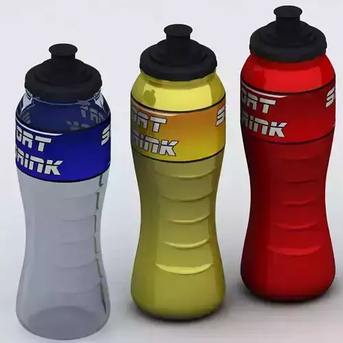 Sport bottle high detail poly