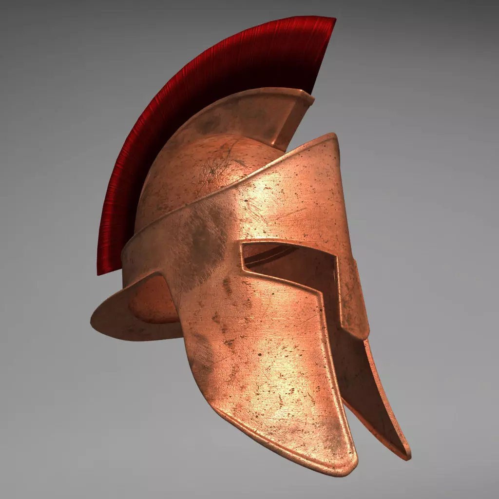Spartan Helmet 3D model_0