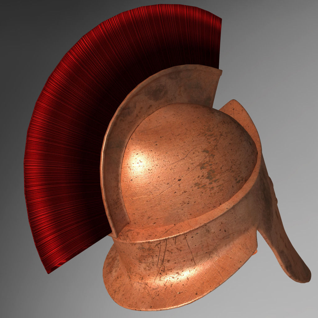 Spartan Helmet 3D model_2