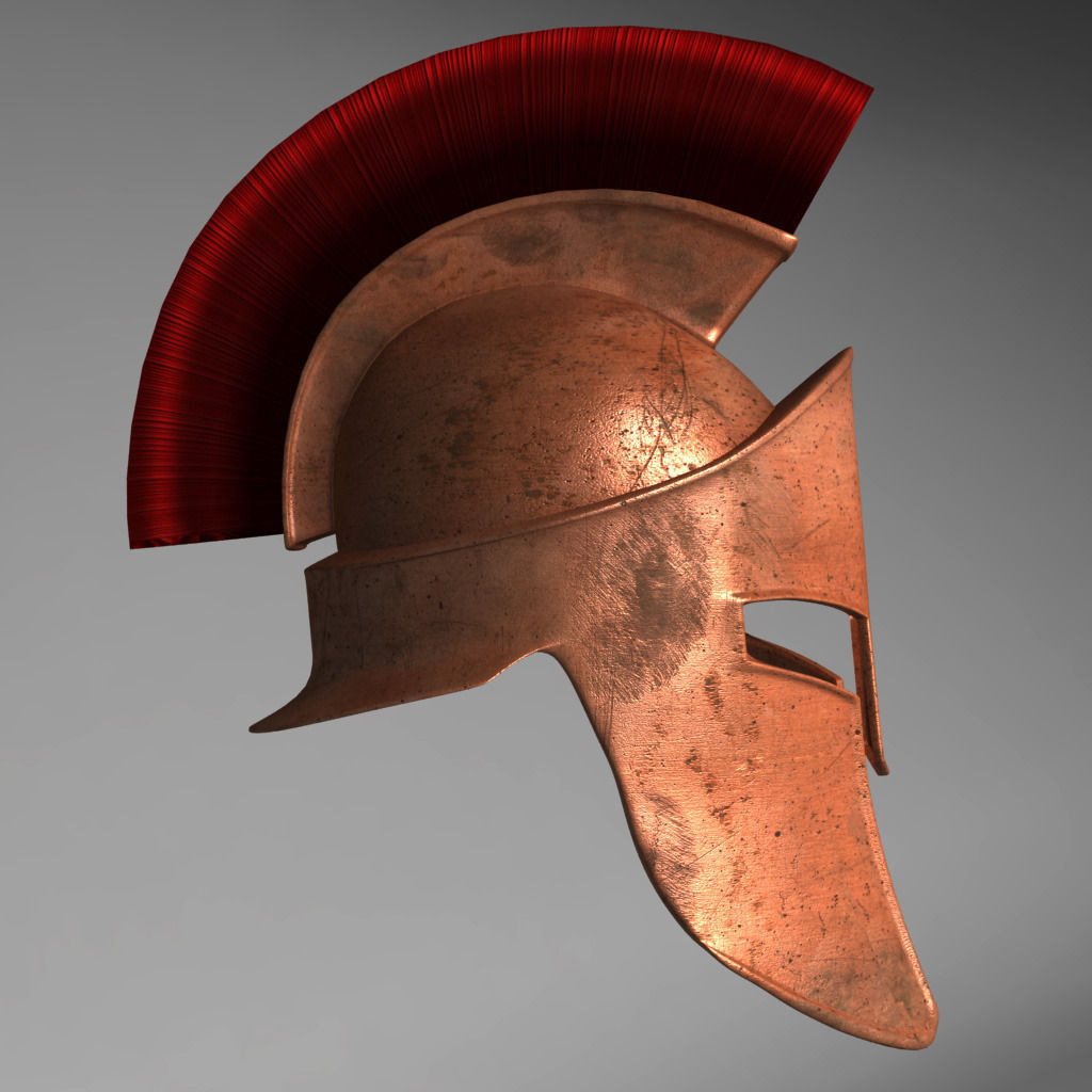 Spartan Helmet 3D model_1