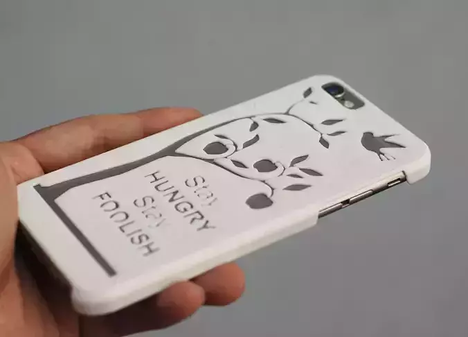 Iphone 6 Case Steve Jobs Quote 3D print model
