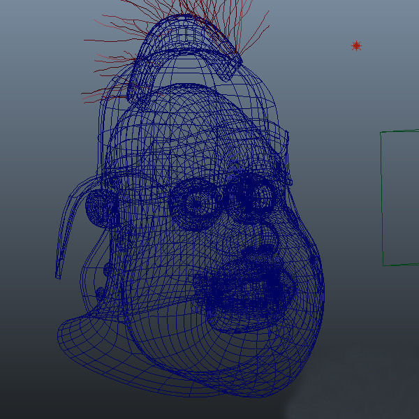 Roman soldier head 3D model_2