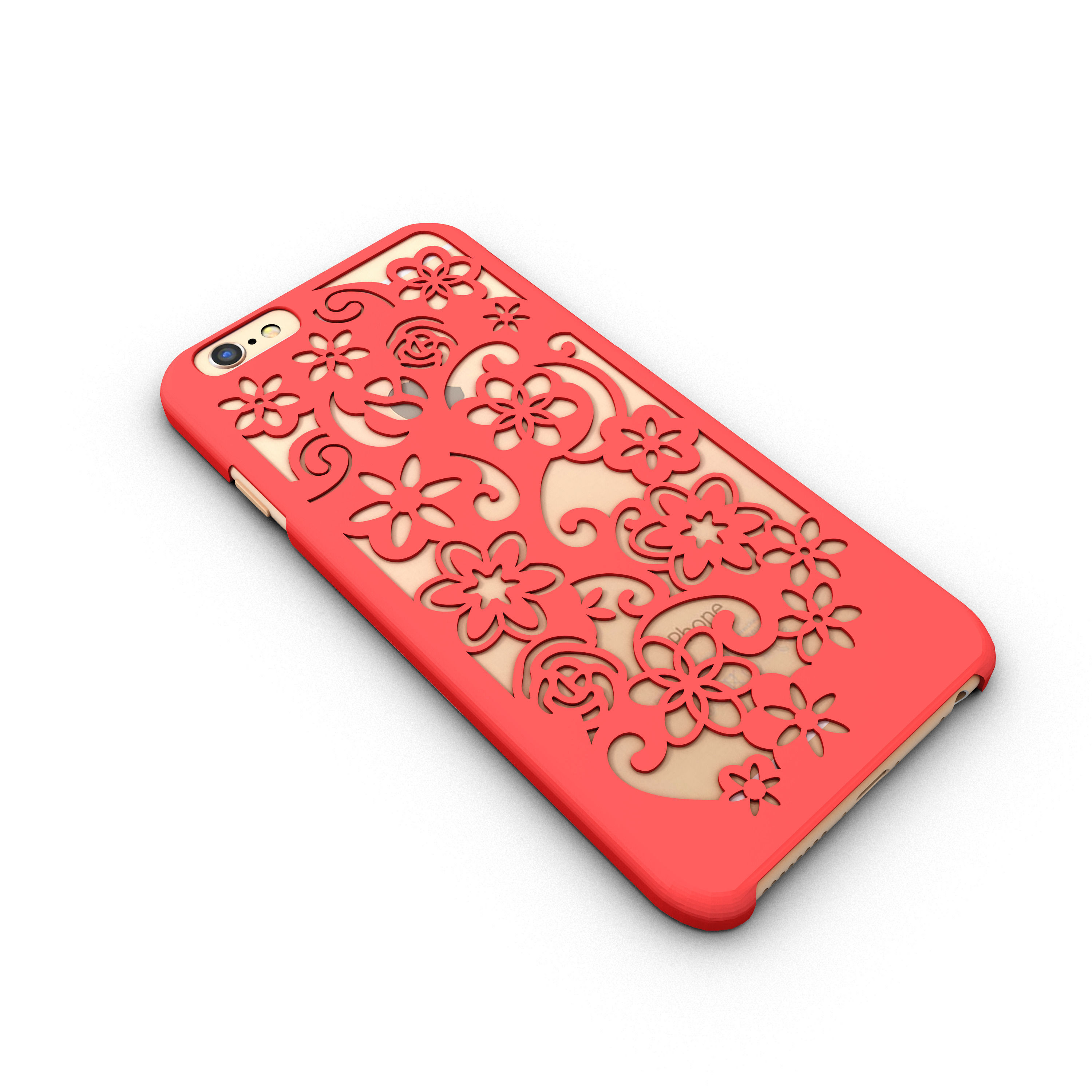 Flora Iphone 6 Case 3D Model 3D printable STL