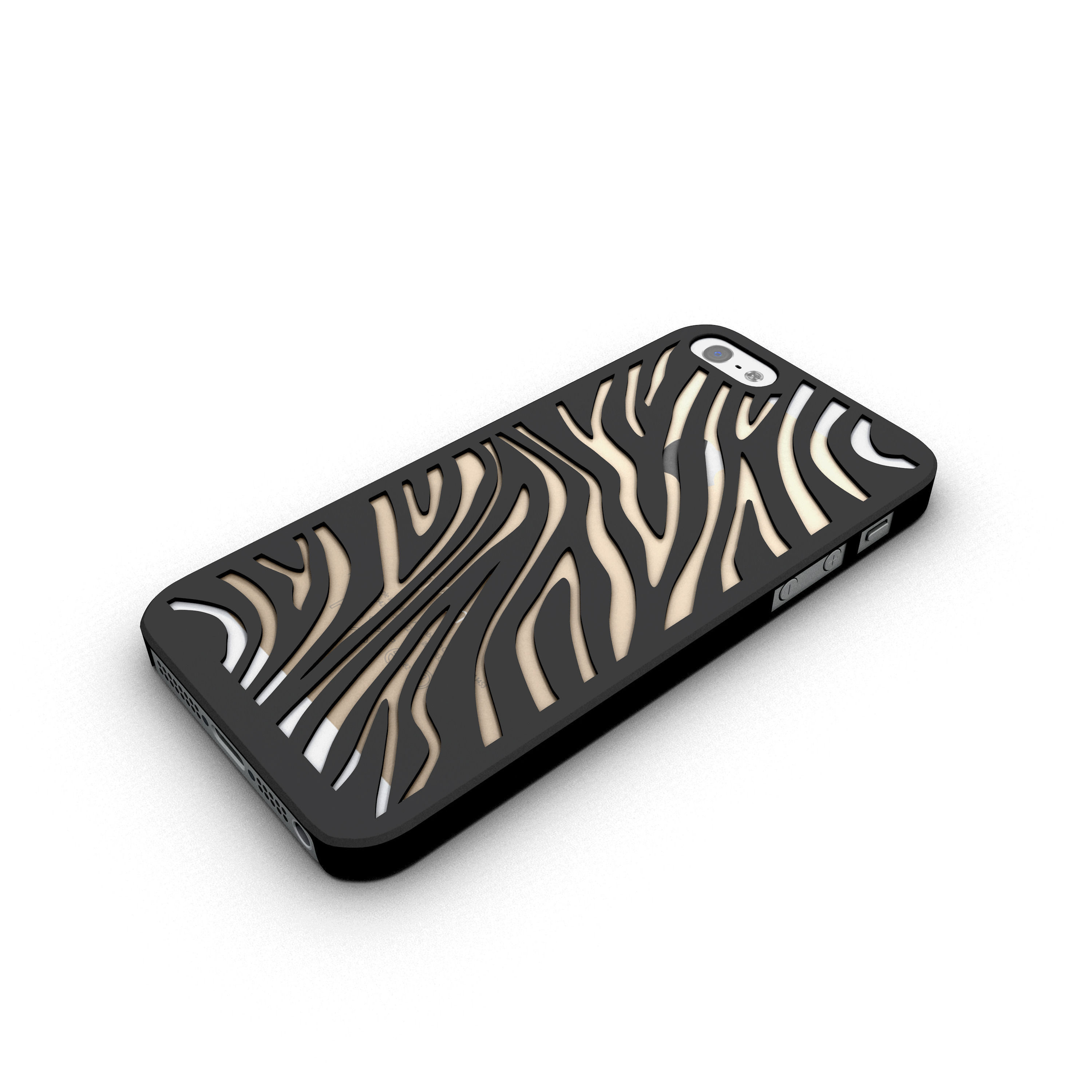 Zebra Iphone 5 Case 3D print model_6