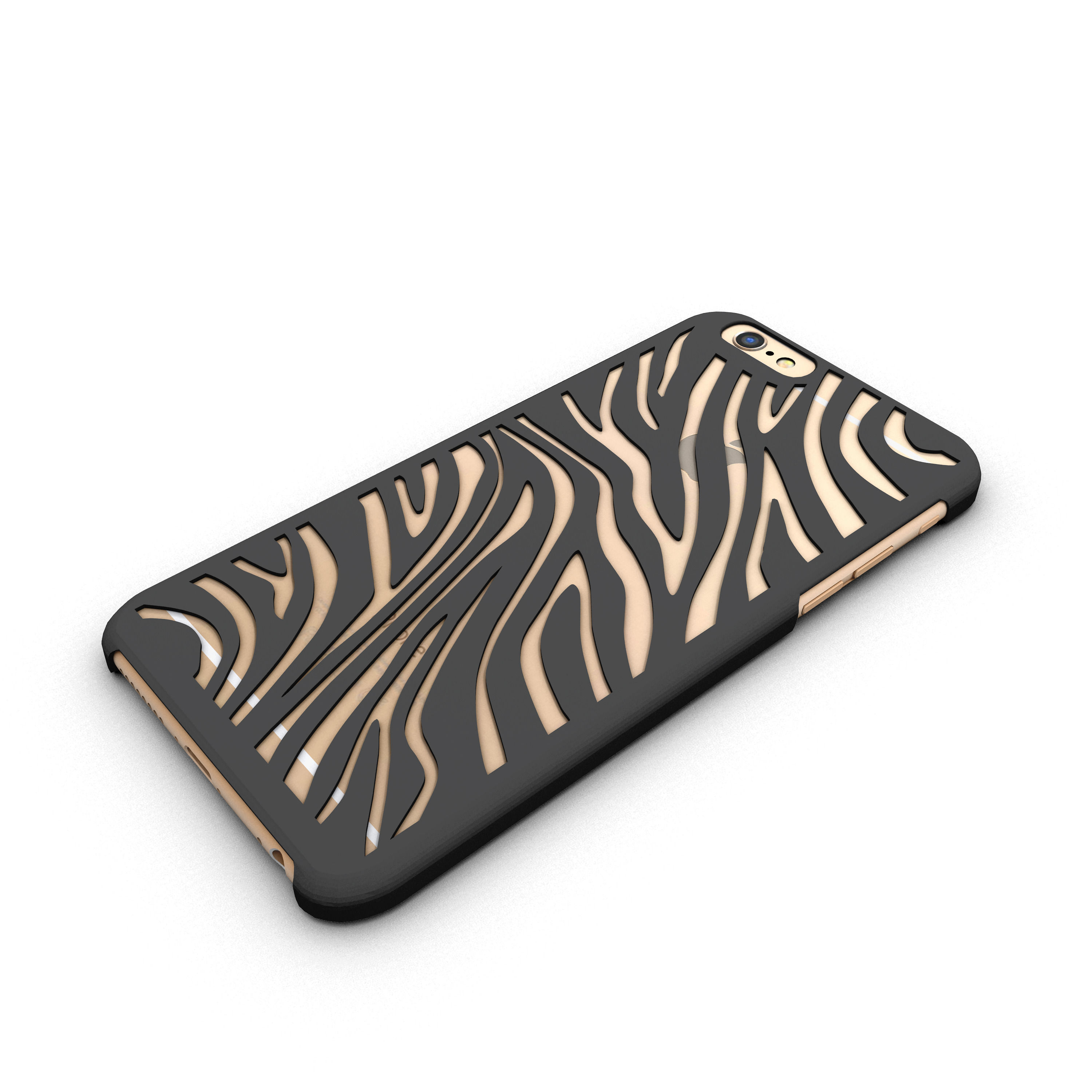 Iphone 6 Case Zebra 3D print model_4