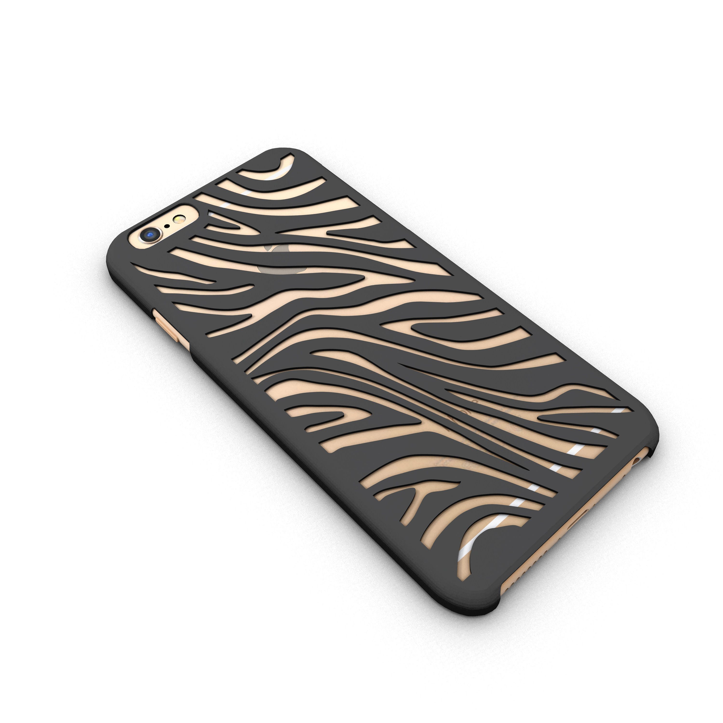 Iphone 6 Case Zebra 3D print model_3