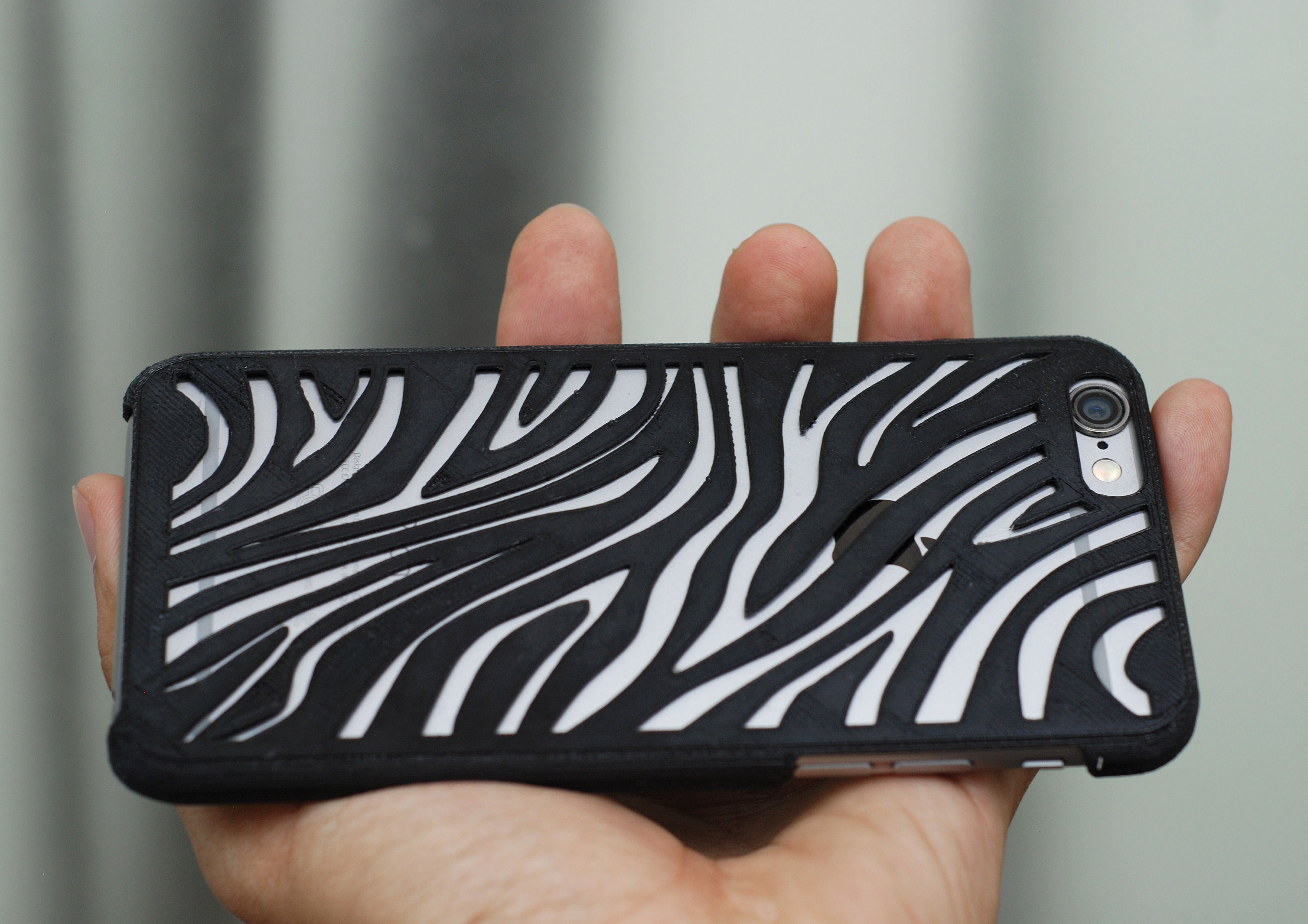 Iphone 6 Case Zebra 3D print model_1