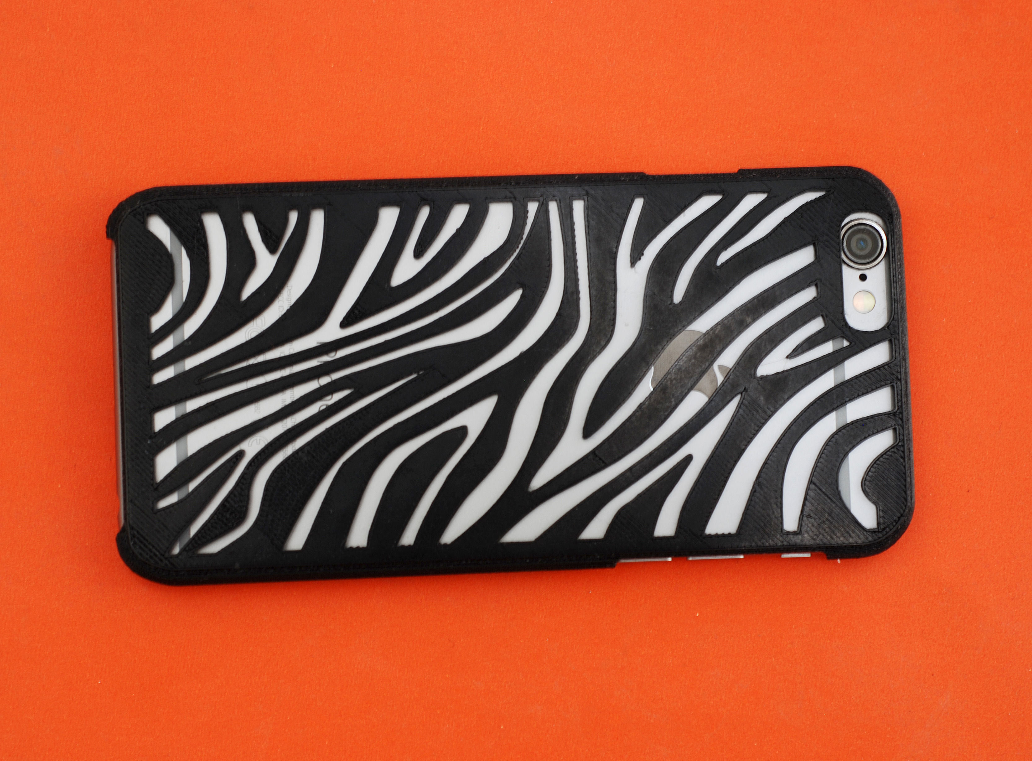 Iphone 6 Case Zebra 3D print model_2