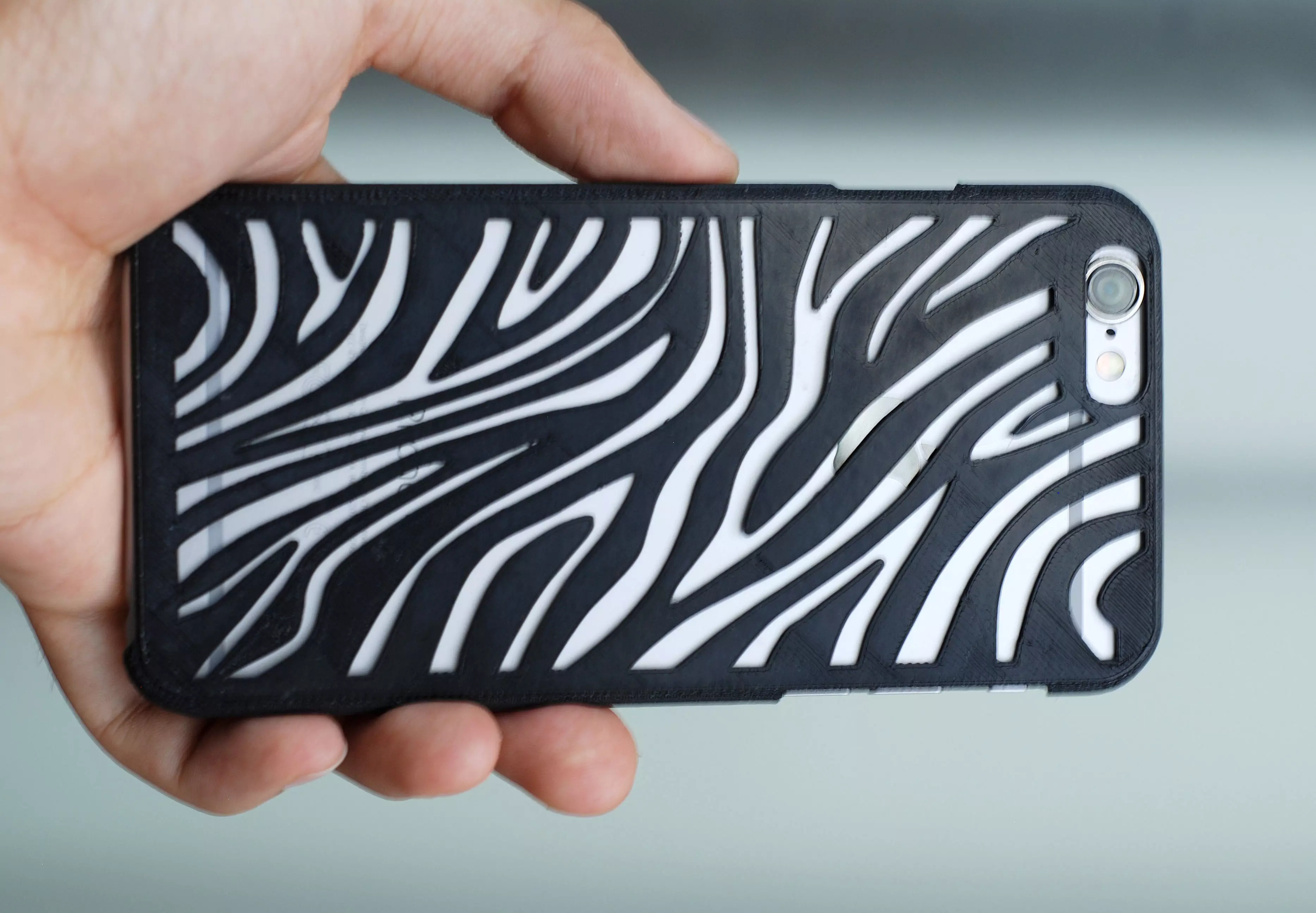 Iphone 6 Case Zebra 3D print model_0