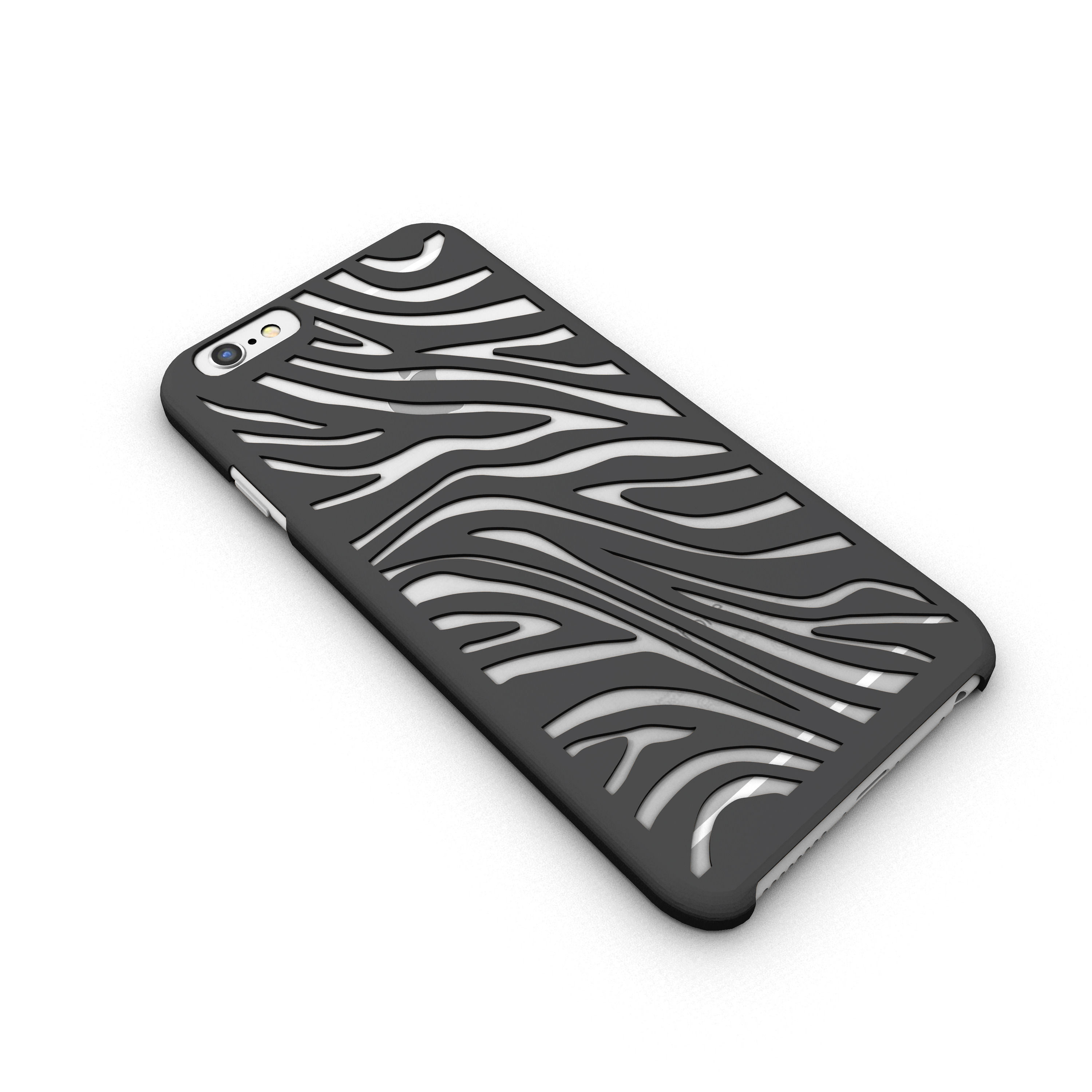 Iphone 6 Plus Case Zebra 3D model 3D printable | CGTrader