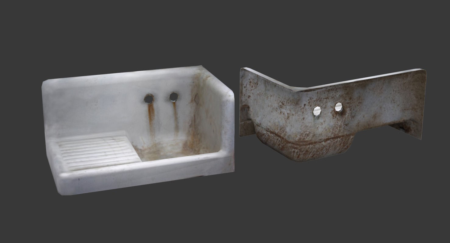 Old-School Props Pack Low-poly 3D model_14