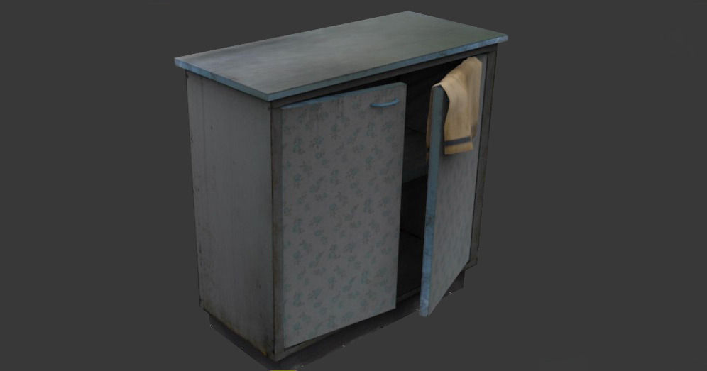 Old-School Props Pack Low-poly 3D model_18