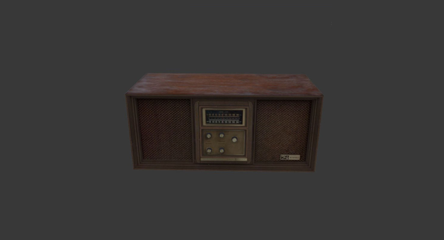 Old-School Props Pack Low-poly 3D model_10