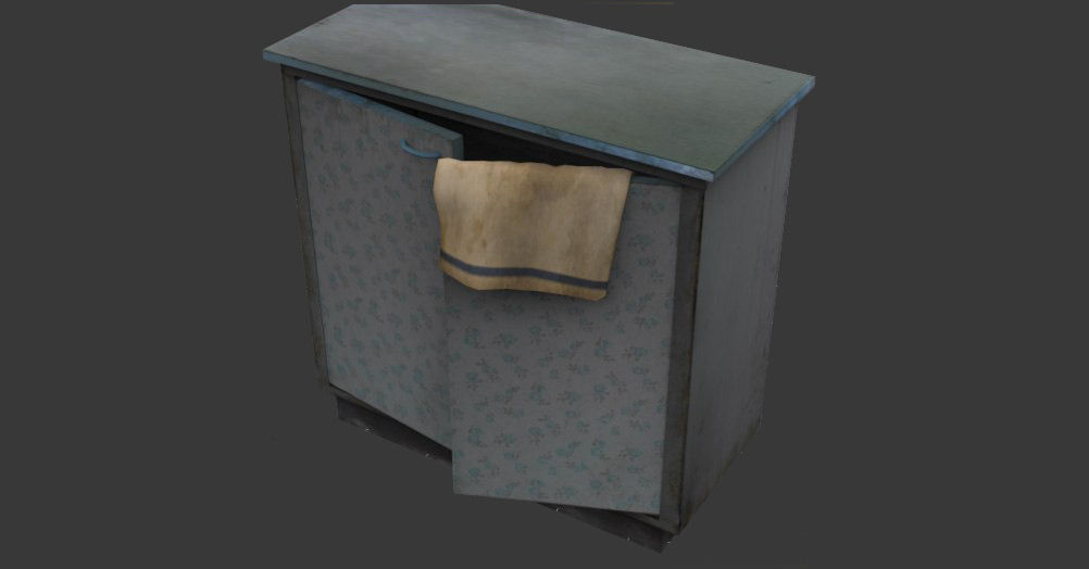 Old-School Props Pack Low-poly 3D model_17