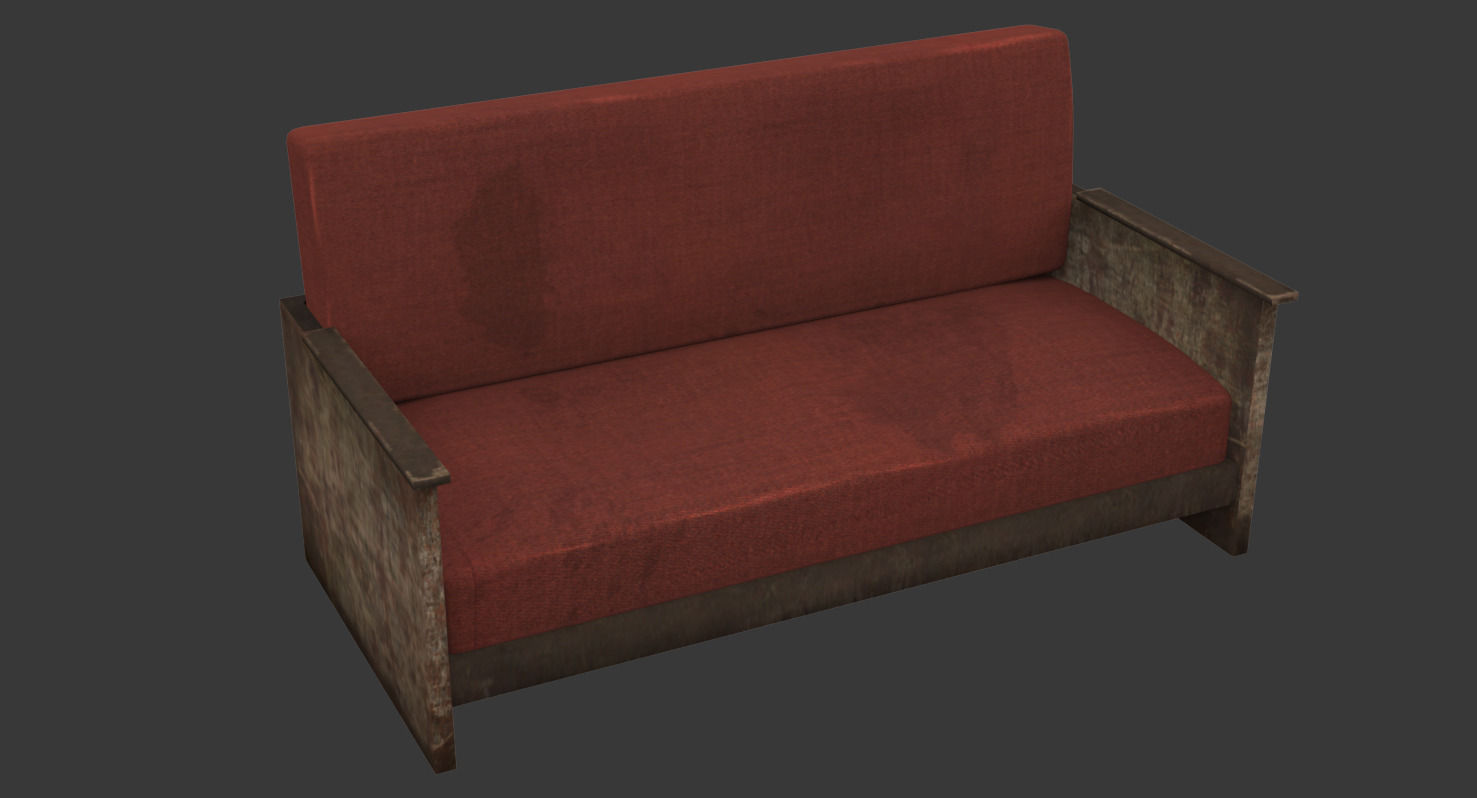 Old-School Props Pack Low-poly 3D model_19