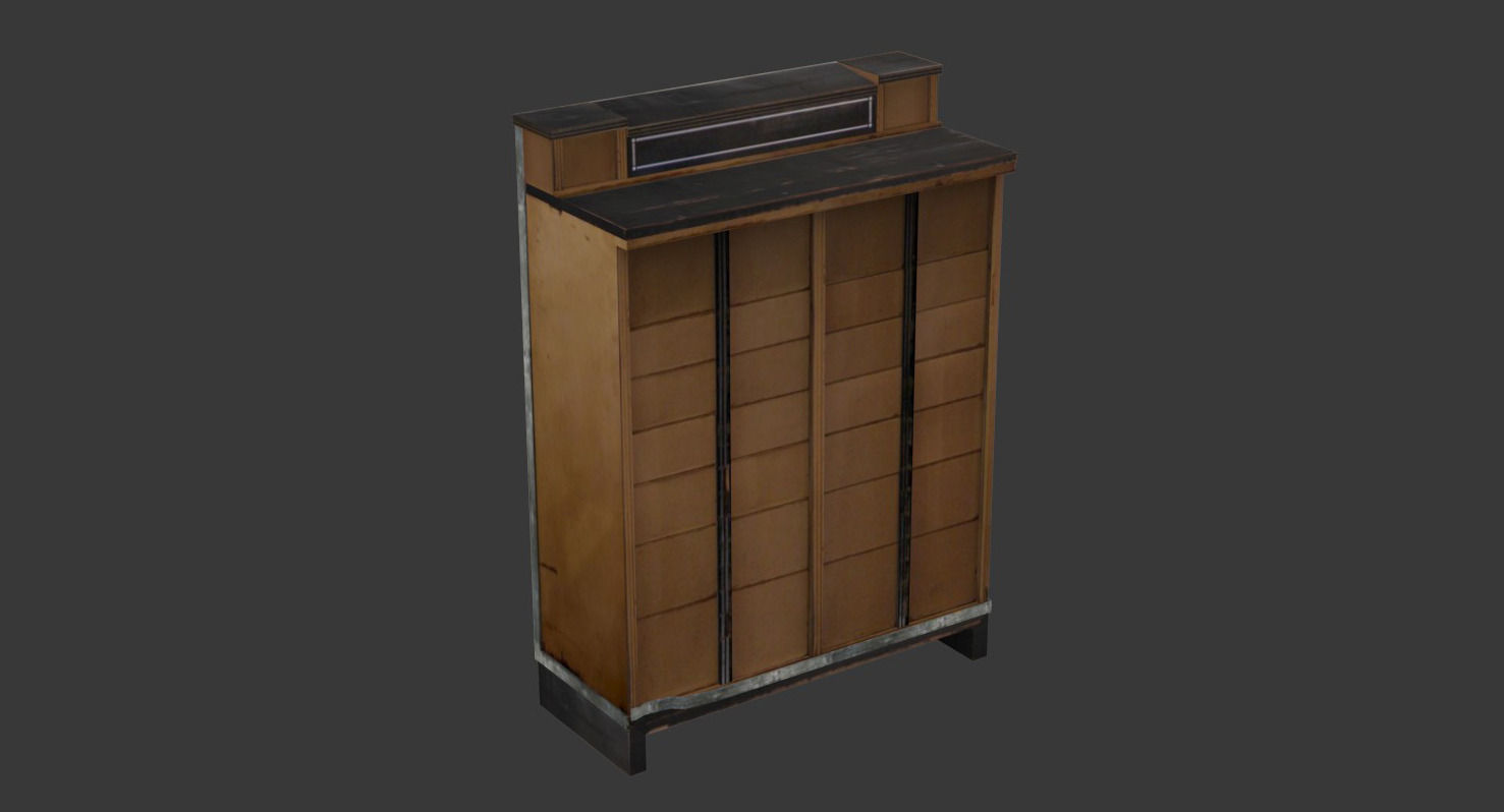 Old-School Props Pack Low-poly 3D model_5