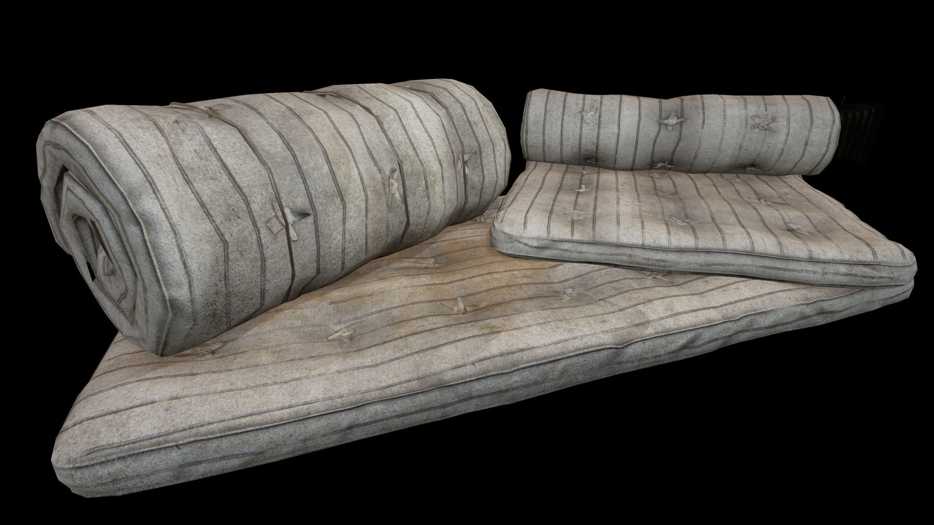 Urban Interior Props Pack Low-poly 3D model_19