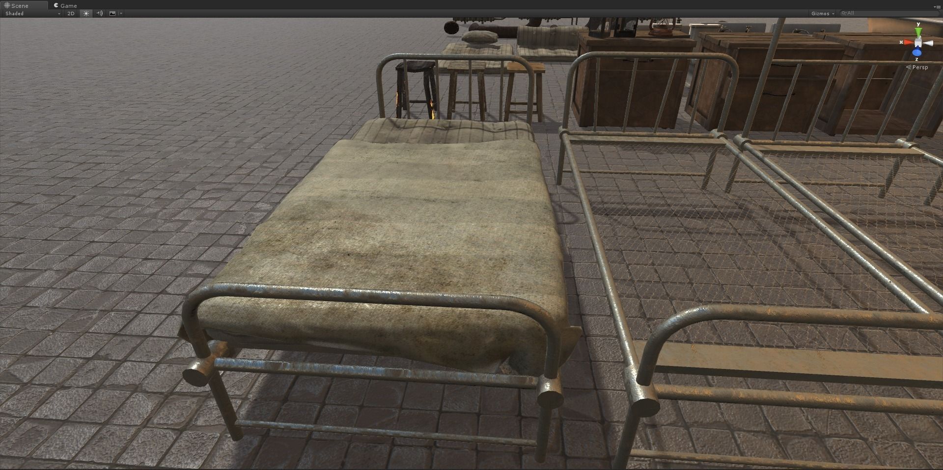 Urban Interior Props Pack Low-poly 3D model_5