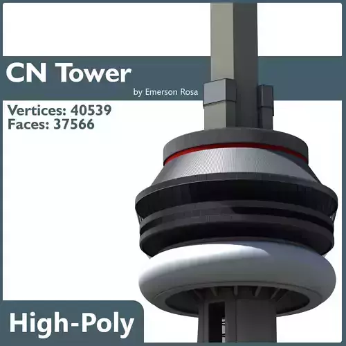 CN Tower 3D model