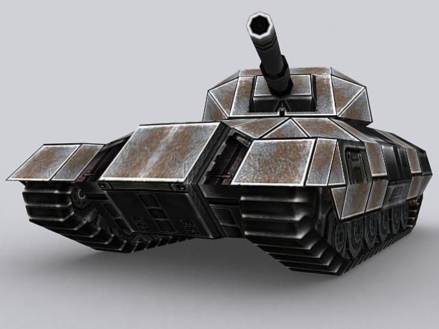 Sci-Fi Tank T-04 3D model_3