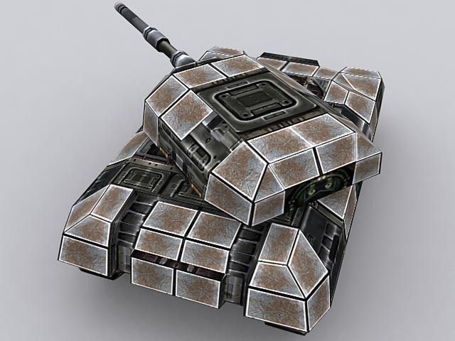 Sci-Fi Tank T-04 3D model_1