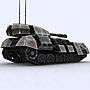 Sci-Fi Tanks collection Low-poly 3D model_83