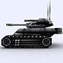Sci-Fi Tanks collection Low-poly 3D model_48