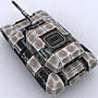 Sci-Fi Tanks collection Low-poly 3D model_17