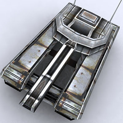 Sci-Fi Tanks collection Low-poly 3D model_52