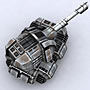 Sci-Fi Tanks collection Low-poly 3D model_123