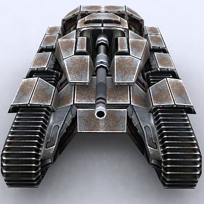 Sci-Fi Tanks collection Low-poly 3D model_54