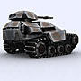 Sci-Fi Tanks collection Low-poly 3D model_93