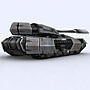 Sci-Fi Tanks collection Low-poly 3D model_108