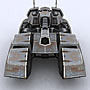 Sci-Fi Tanks collection Low-poly 3D model_5