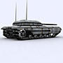 Sci-Fi Tanks collection Low-poly 3D model_51