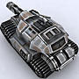 Sci-Fi Tanks collection Low-poly 3D model_64