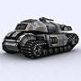 Sci-Fi Tanks collection Low-poly 3D model_35